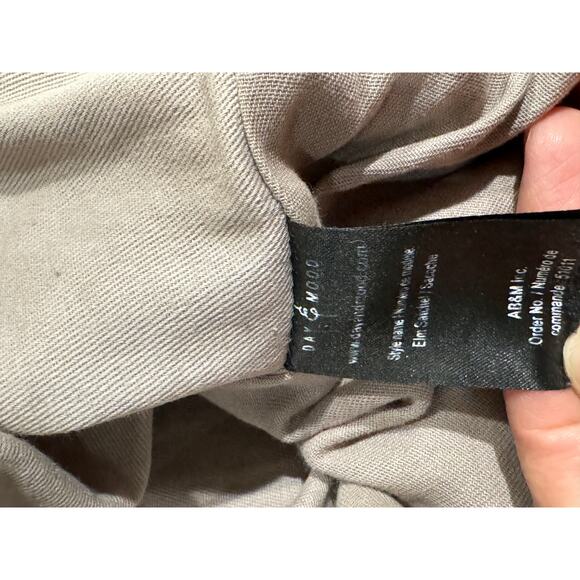 DAY & MOOD Khaki Green Leather 10 x 12 Slouchy Fringed Handbag - Picture 15 of 15